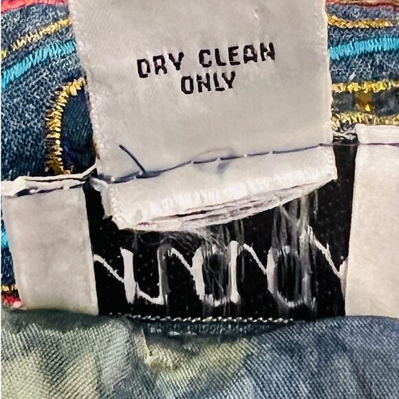 VTG 90s Anage Art To Wear Jacket Women’s S Silk Cotton Beaded Patchwork Boho Y2K - Picture 14 of 16